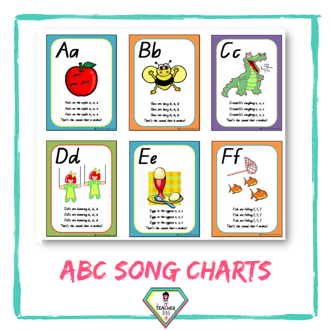 Alphabet Song Chart This Is A Specially Designed Alphabet Chart ...