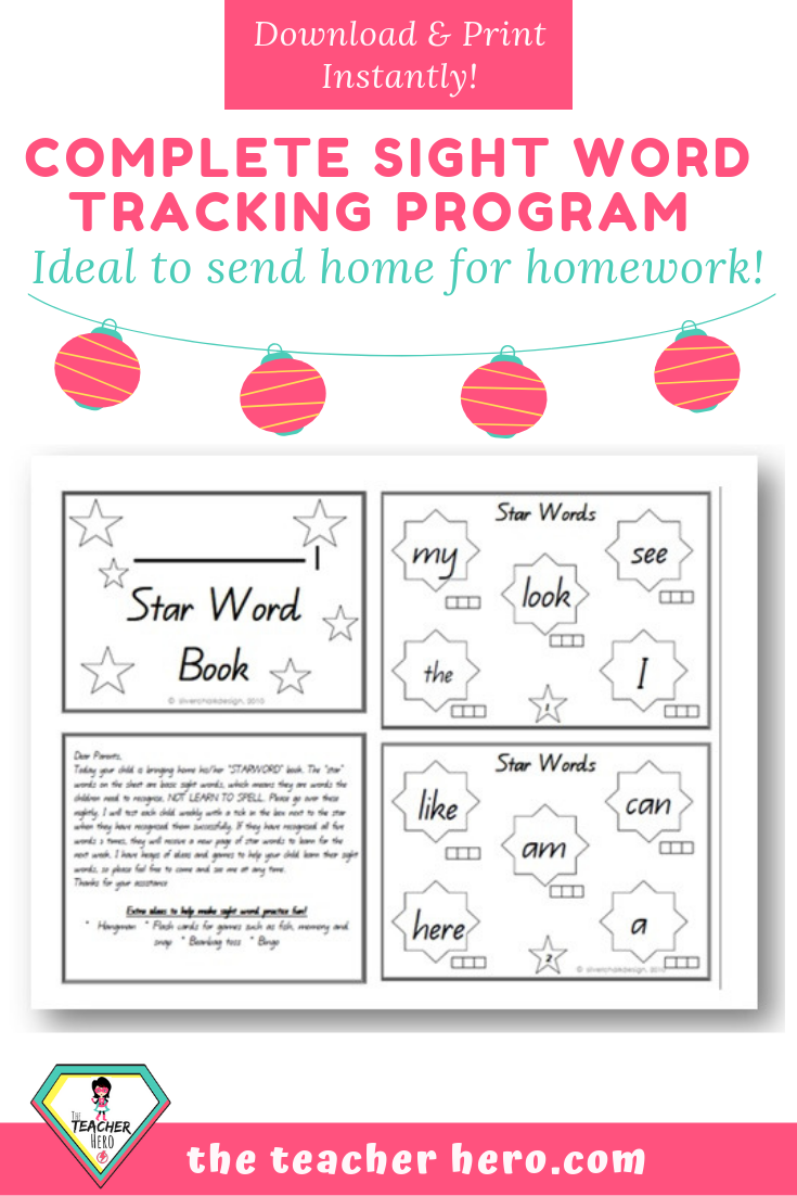 Sight Word Program - The Teacher Hero