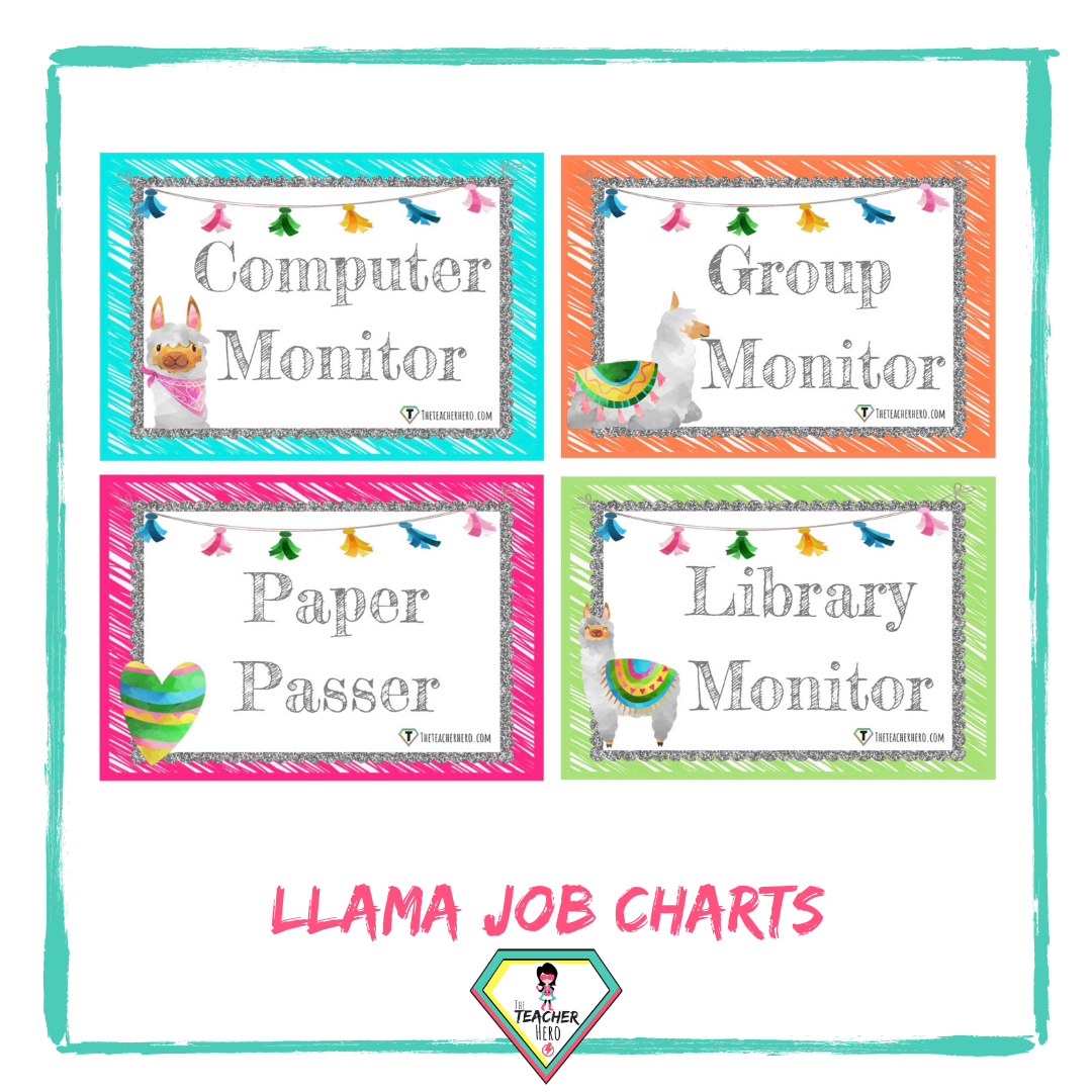 The Teacher Hero - Digital teacher resources for teachers to print and use in the classroom!