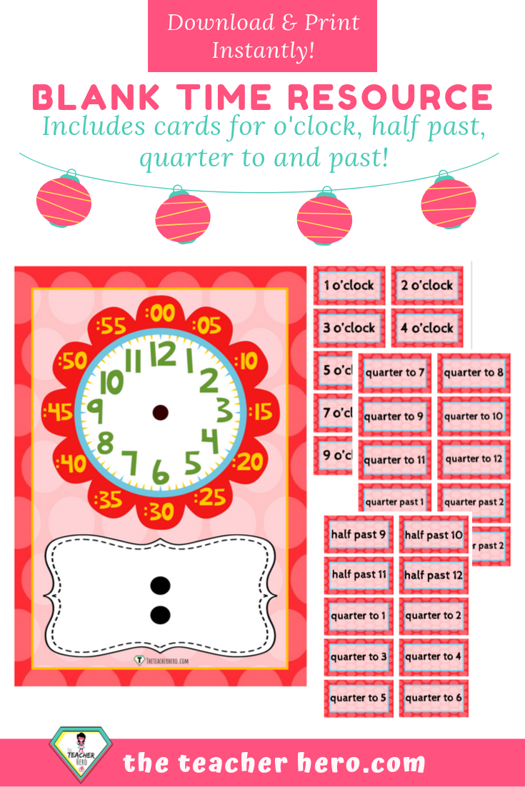 Time Resource- maths rotations activity - The Teacher Hero
