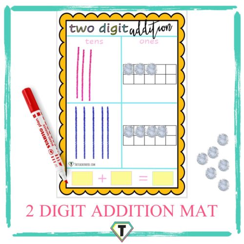 2 digit addition - The Teacher Hero- Life saving digital teacher resources for the classroom! Instant download.