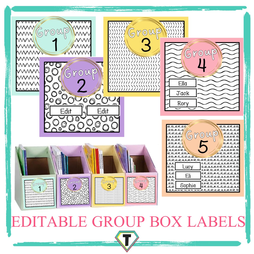 Greeting Card Box Labels 