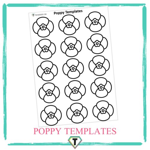 Poppy Templates-The Teacher Hero- Life saving digital teacher resources for the classroom! Instant download.