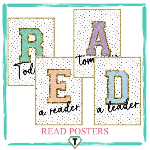 READ posters-The Teacher Hero- Life saving digital teacher resources for the classroom! Instant download.