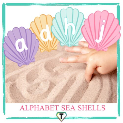 Alphabet seashells- The Teacher Hero- Life saving digital teacher resources for the classroom! Instant download.