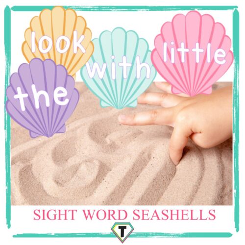 High frequency word seashells- The Teacher Hero- Life saving digital teacher resources for the classroom! Instant download.